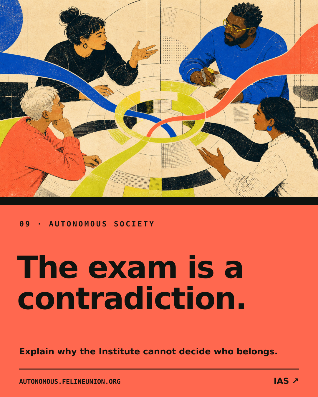 The final exam is a contradiction share card