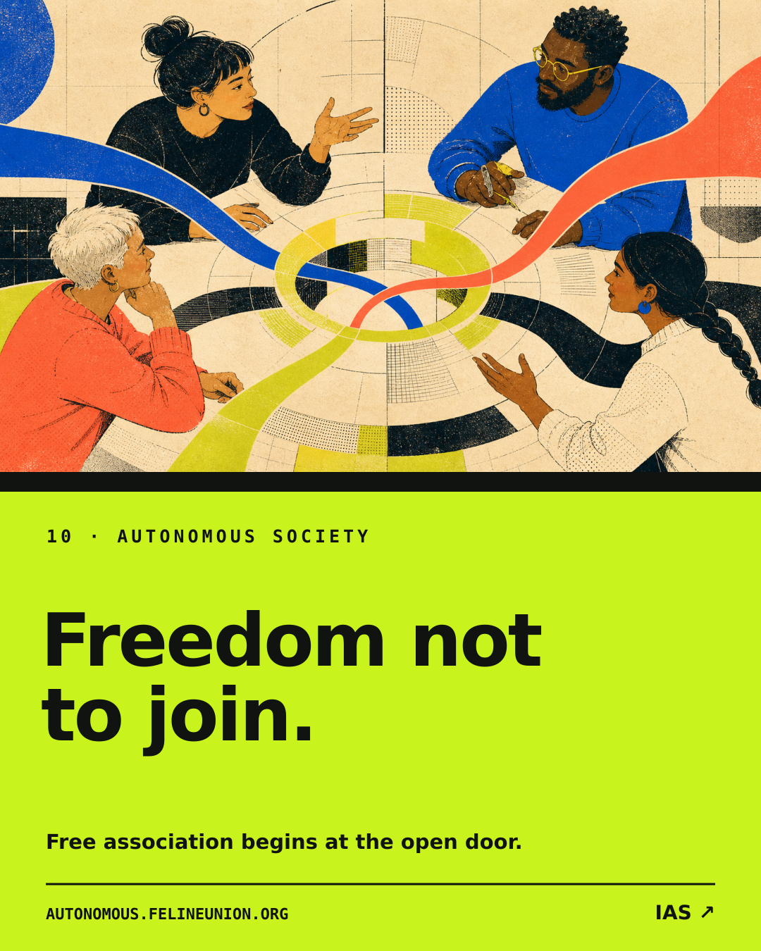 Free association begins with freedom not to join share card
